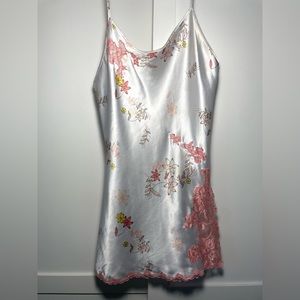 vintage victoria’s secret lace cut out slip dress